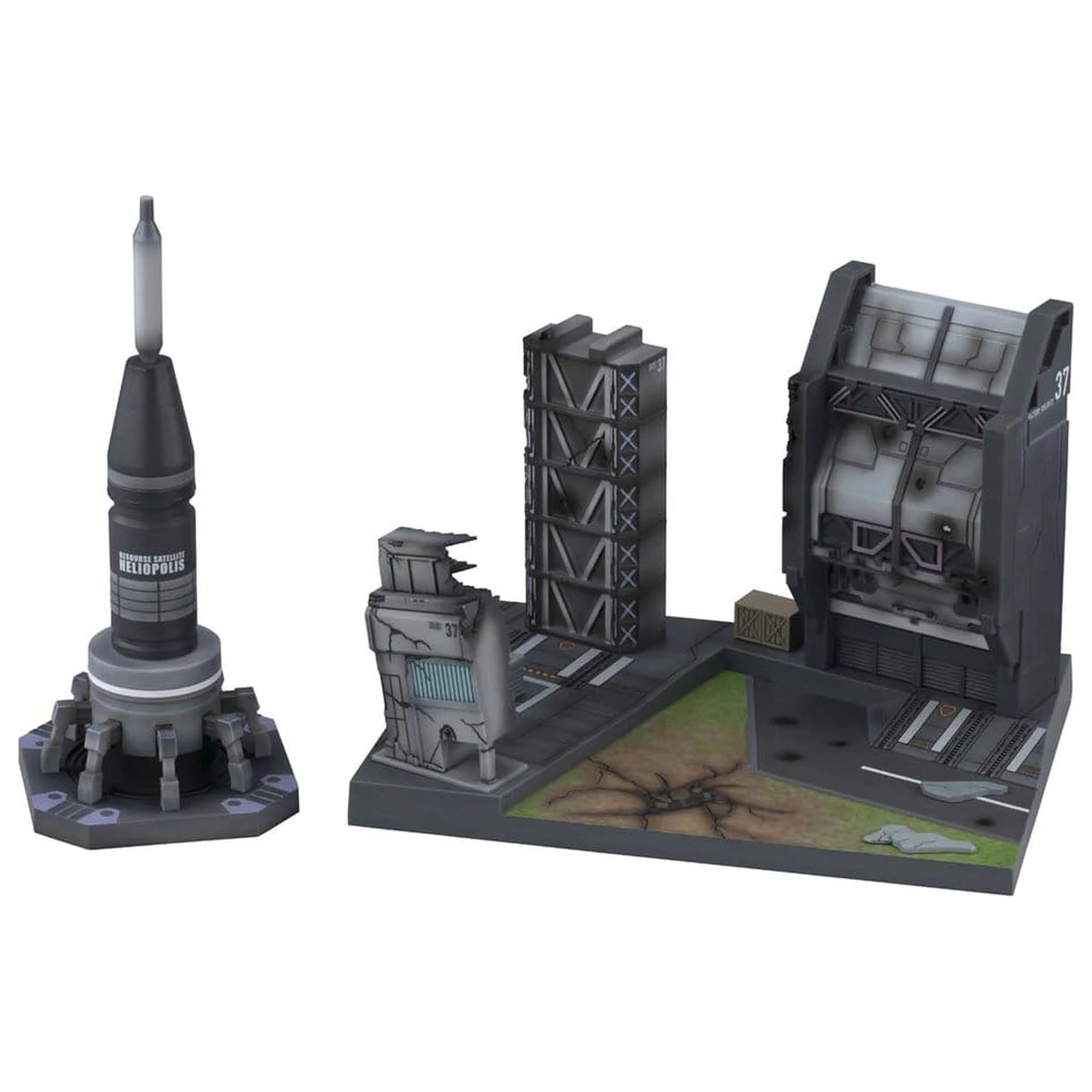Mobile Suit Gundam SEED Realistic Model Series Diorama G Structure GS06M Heliopolis Battle Stage Materiałowa Wersja Kolorystyczna 18 cm zdjęcie produktu