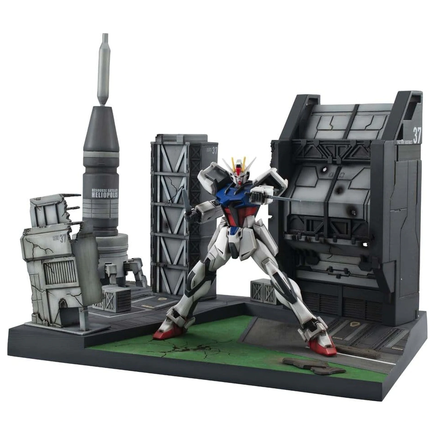Mobile Suit Gundam SEED Realistic Model Series Diorama G Structure GS06M Heliopolis Battle Stage Materiałowa Wersja Kolorystyczna 18 cm zdjęcie produktu