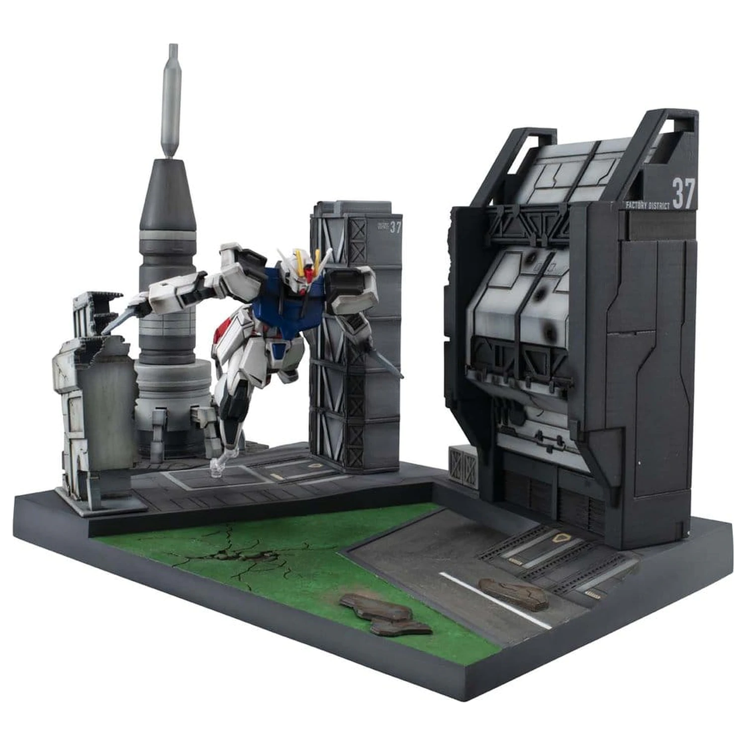 Mobile Suit Gundam SEED Realistic Model Series Diorama G Structure GS06M Heliopolis Battle Stage Materiałowa Wersja Kolorystyczna 18 cm zdjęcie produktu