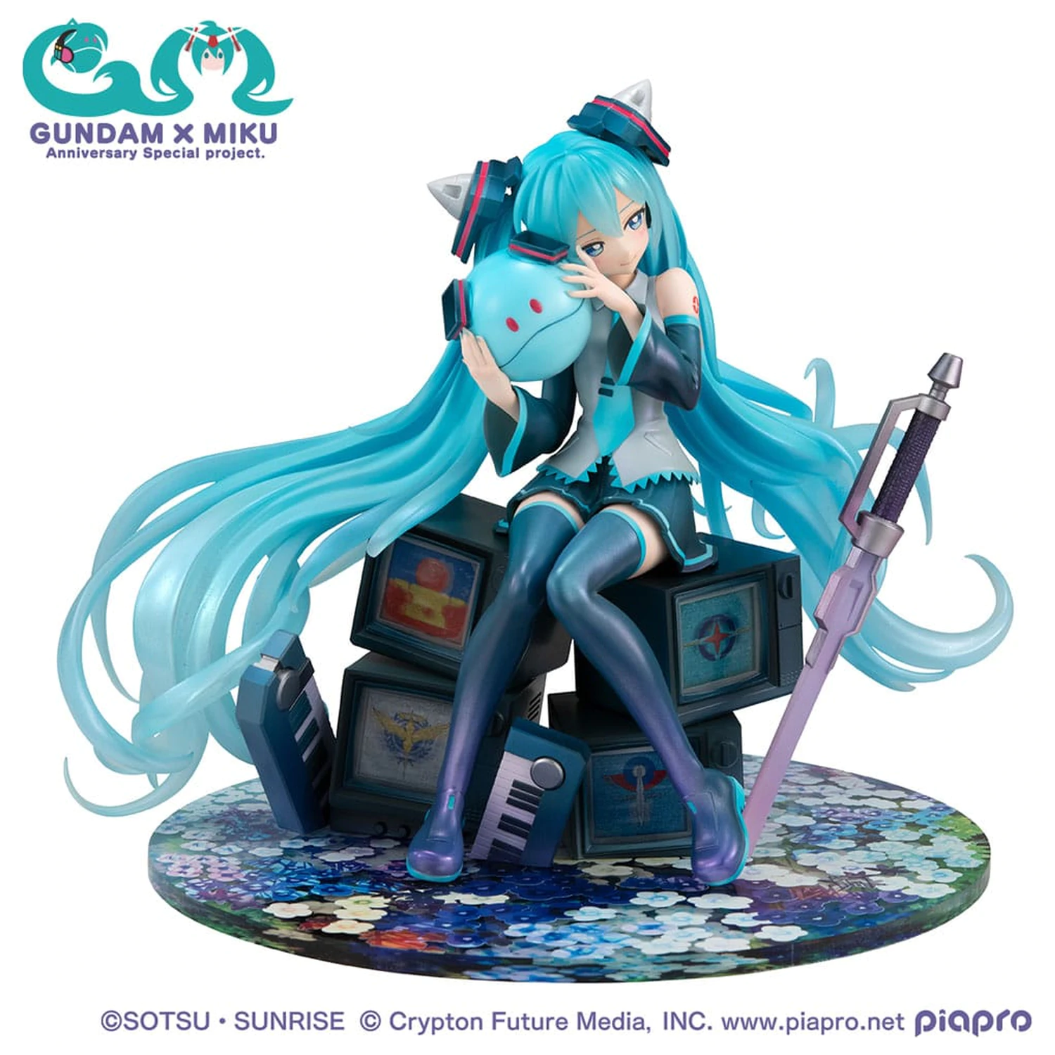 Mobile Suit Gundam x Hatsune Miku Lucrea Figurka PVC Hatsune Miku x OO Gundam 45. rocznica 17 cm zdjęcie produktu
