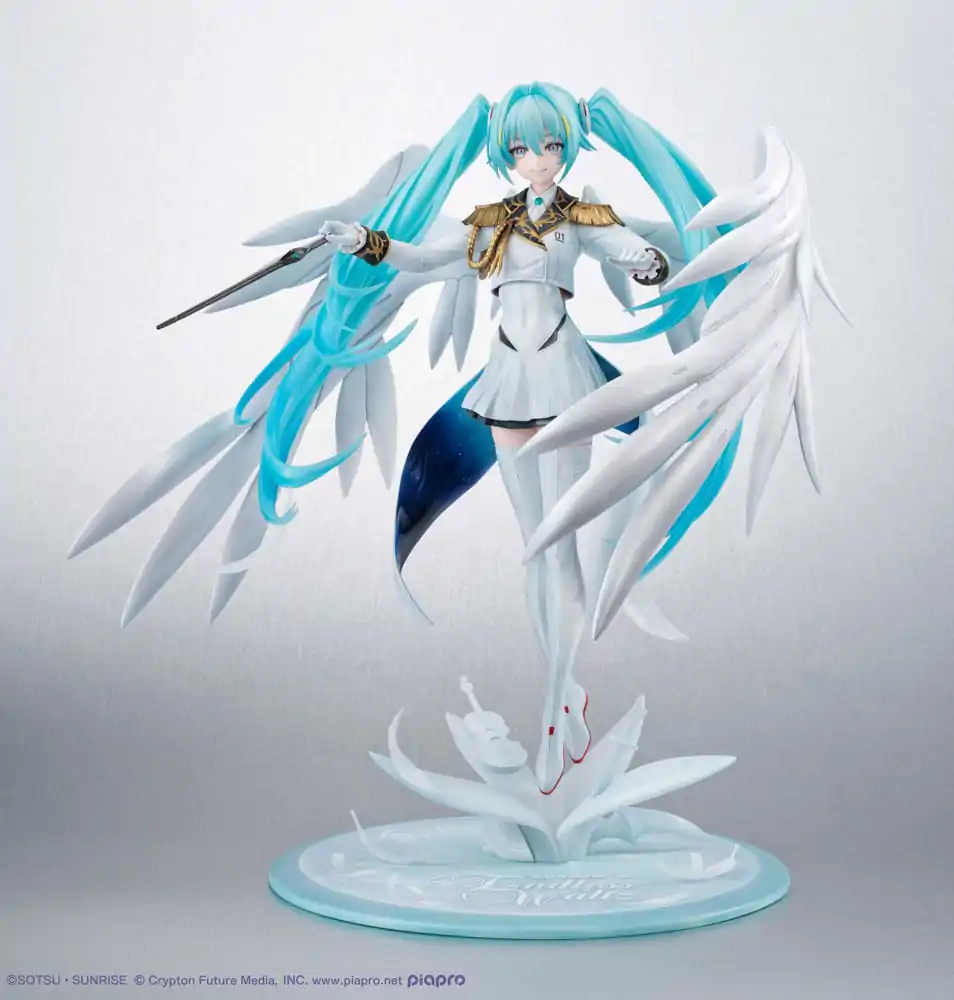 Mobile Suit Gundam x Hatsune Miku Lucrea PVC Statua Hatsune Miku x Wing Gundam Zero EW 45. rocznica 27 cm zdjęcie produktu
