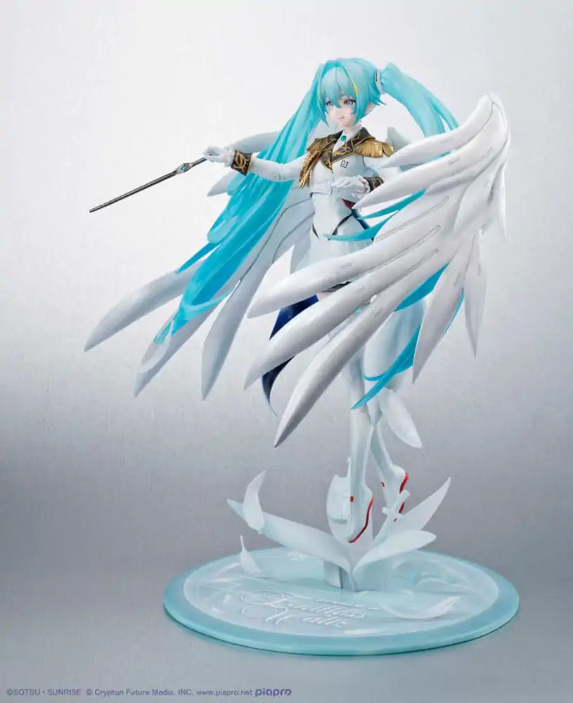 Mobile Suit Gundam x Hatsune Miku Lucrea PVC Statua Hatsune Miku x Wing Gundam Zero EW 45. rocznica 27 cm zdjęcie produktu