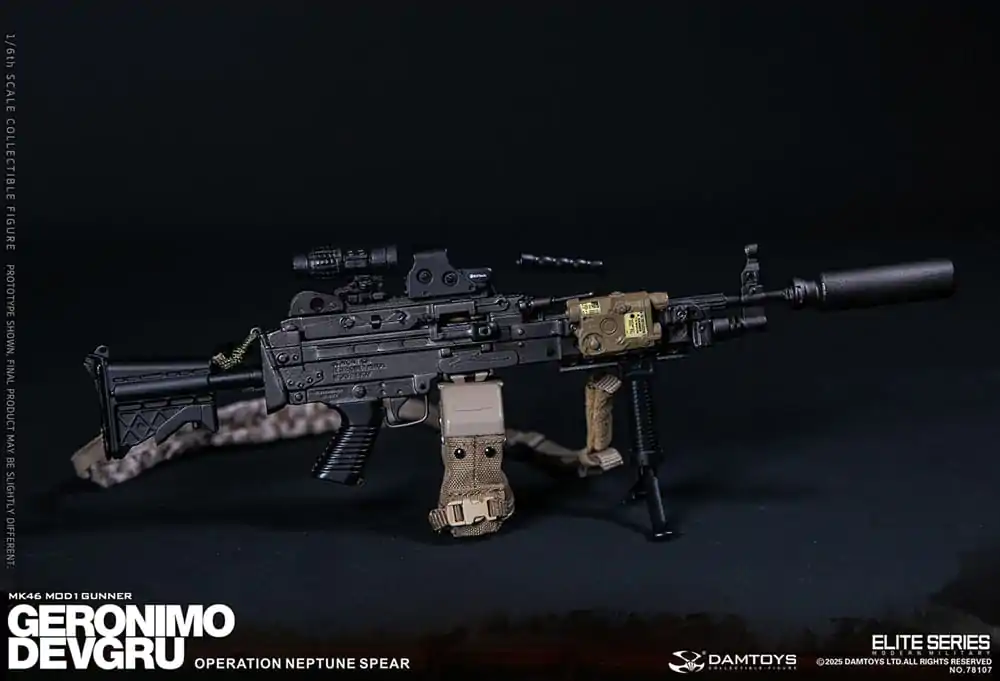 Figurka Akcji Modern Military 1/6 Geronimo Devgru - Strzelec MK46 MOD1 (Operacja Neptune Spear) 30 cm zdjęcie produktu