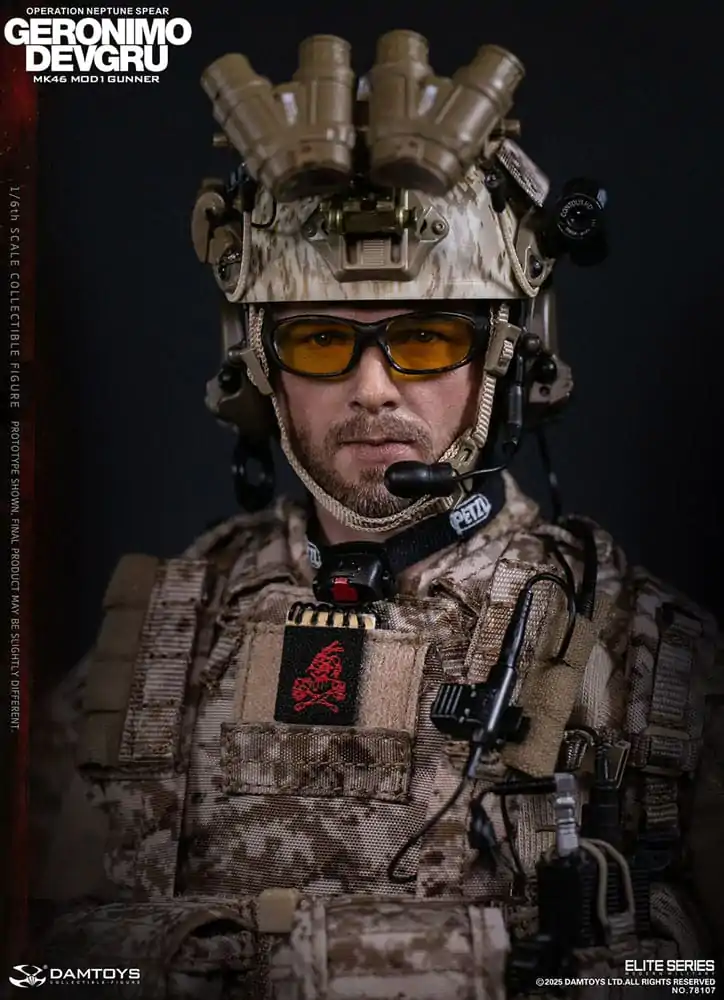 Figurka Akcji Modern Military 1/6 Geronimo Devgru - Strzelec MK46 MOD1 (Operacja Neptune Spear) 30 cm zdjęcie produktu