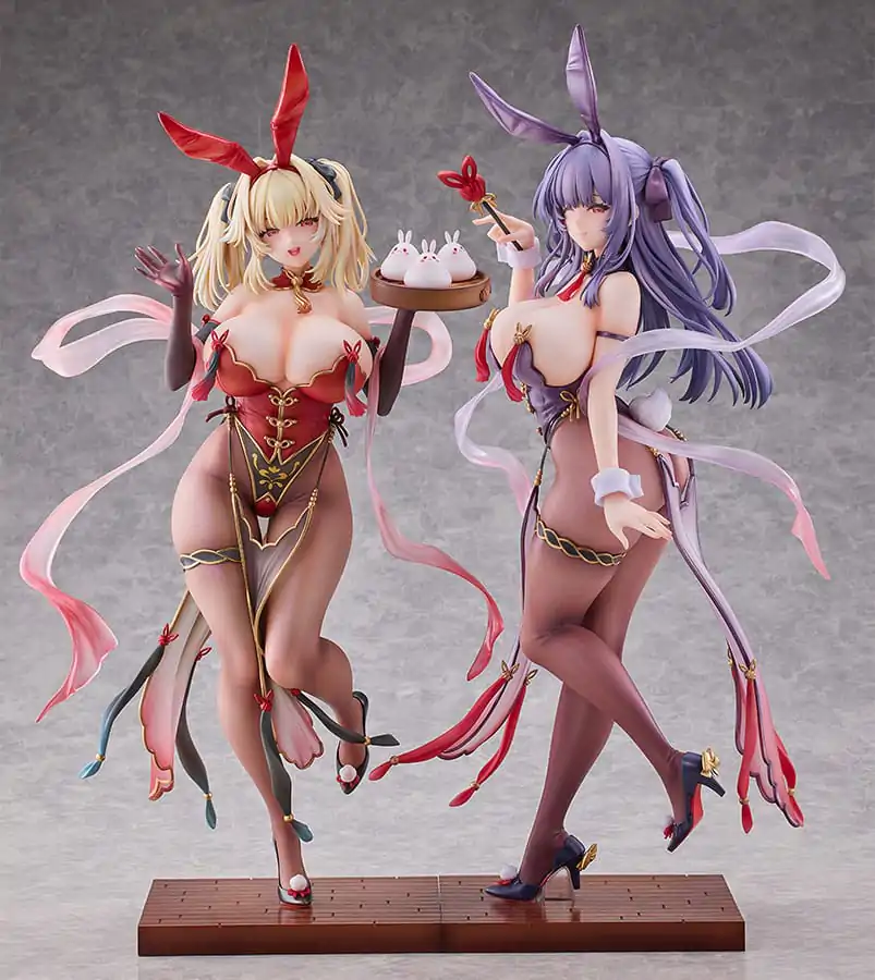 Moehime Union Statuen 1/4 Cheongsam Bunny Yuri & Stella 45 cm Figurka zdjęcie produktu