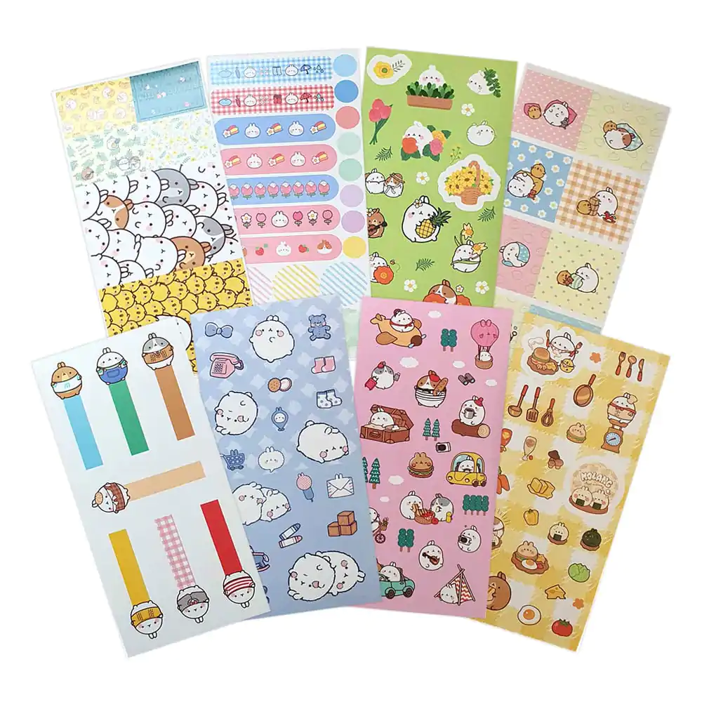 Molang Sticker Pack Happy Days - Zestaw Naklejek zdjęcie produktu