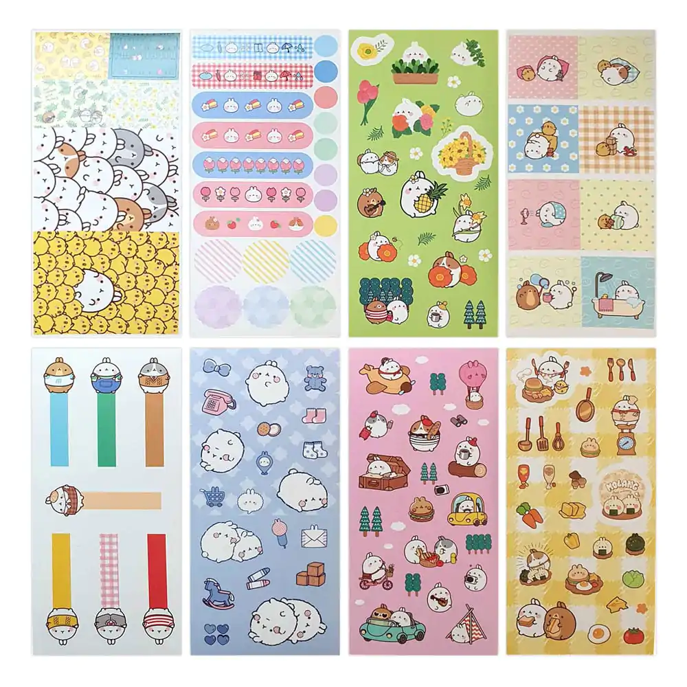 Molang Sticker Pack Happy Days - Zestaw Naklejek zdjęcie produktu