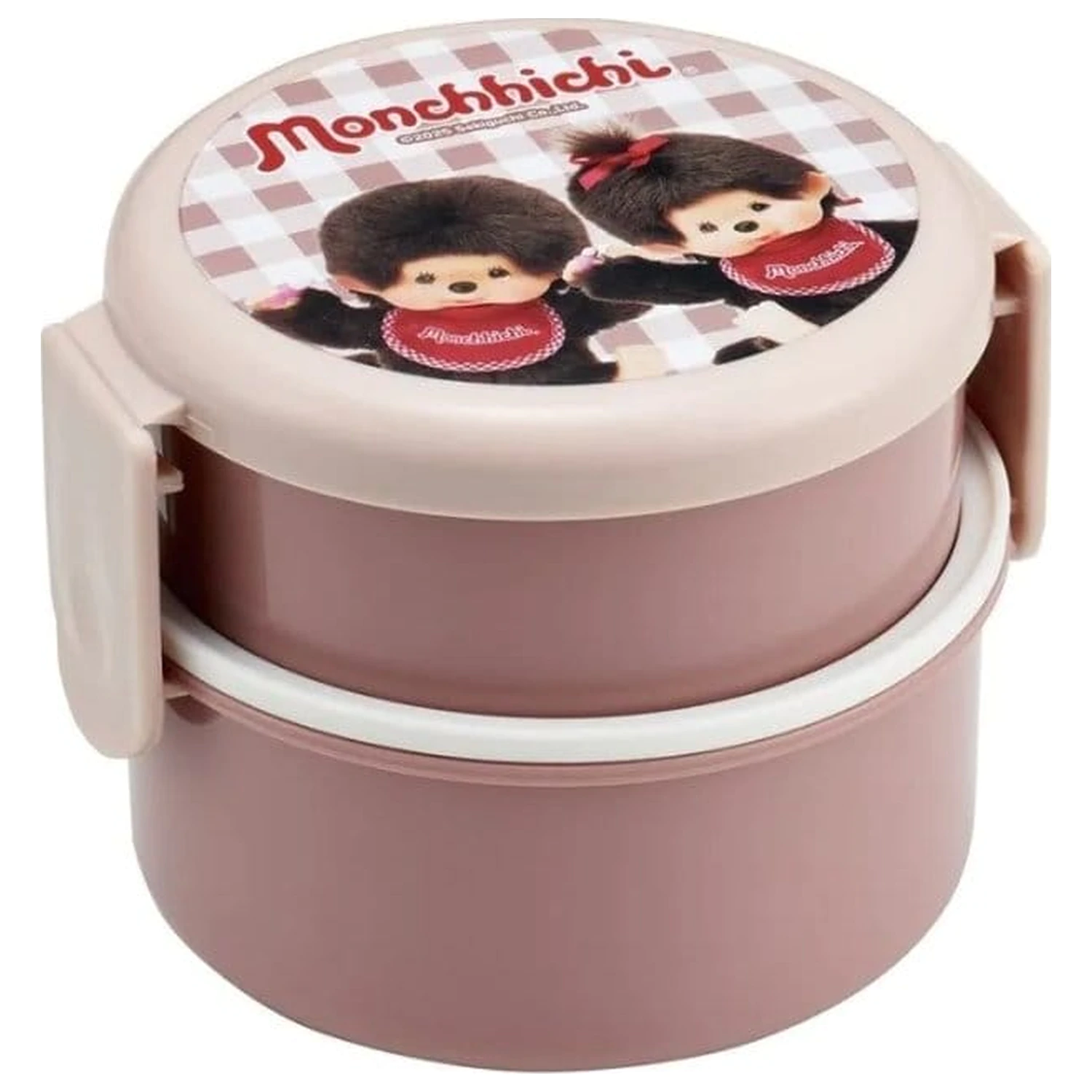 Dwupiętrowy okrągły lunchbox Monchhichi zdjęcie produktu