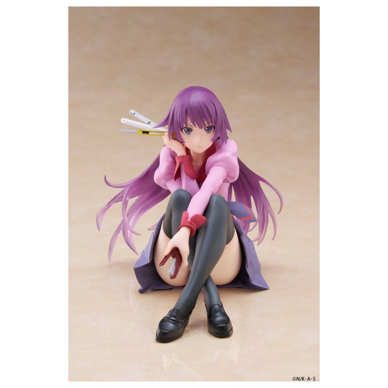 Monogatari PVC Statue Desktop Cute Figure Hitagi Senjougahara 13 cm zdjęcie produktu