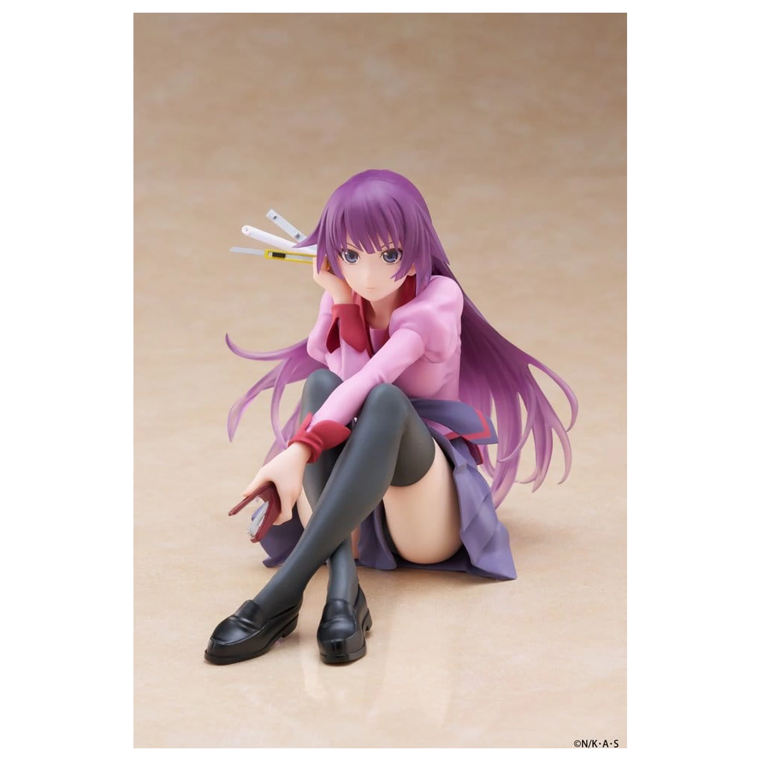 Monogatari PVC Statue Desktop Cute Figure Hitagi Senjougahara 13 cm zdjęcie produktu