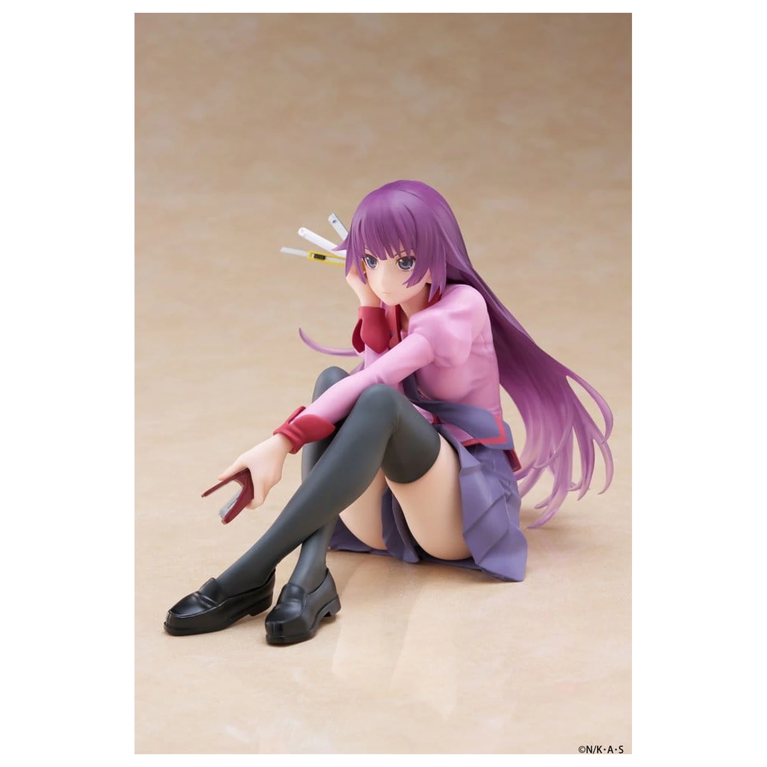 Monogatari PVC Statue Desktop Cute Figure Hitagi Senjougahara 13 cm zdjęcie produktu