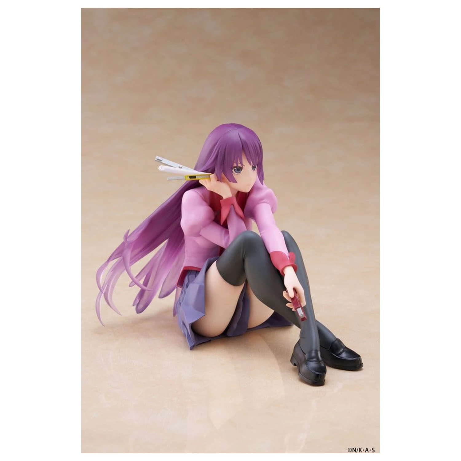 Monogatari PVC Statue Desktop Cute Figure Hitagi Senjougahara 13 cm zdjęcie produktu