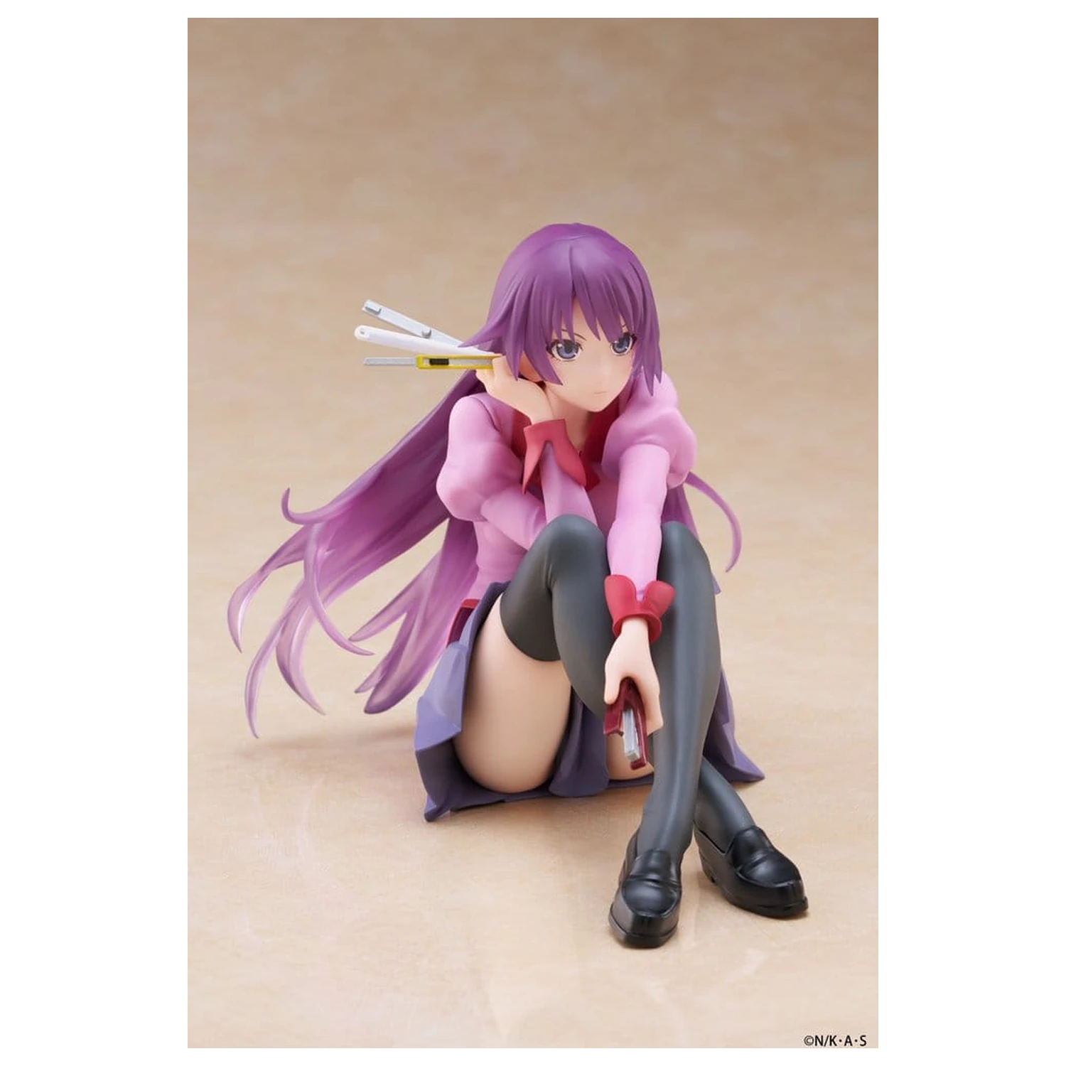 Monogatari PVC Statue Desktop Cute Figure Hitagi Senjougahara 13 cm zdjęcie produktu
