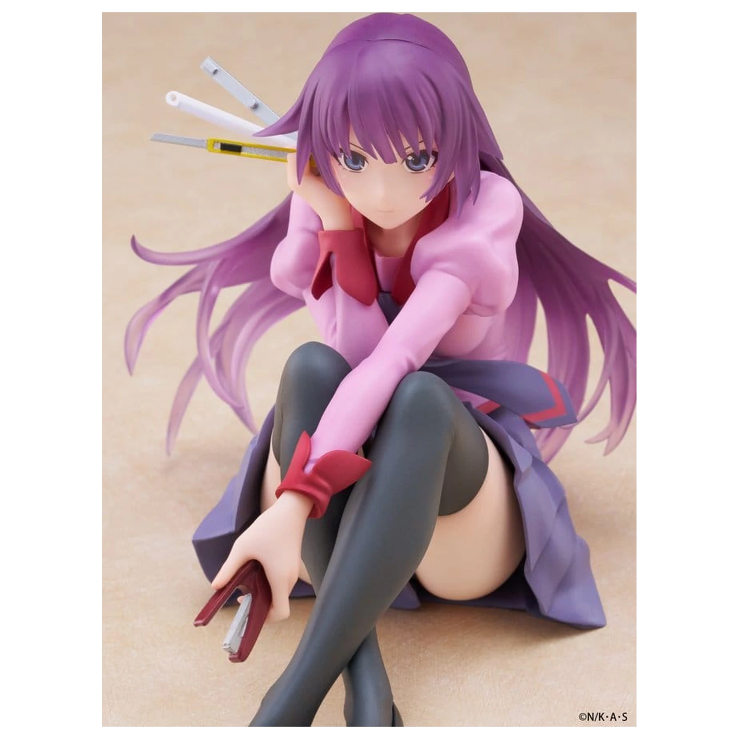 Monogatari PVC Statue Desktop Cute Figure Hitagi Senjougahara 13 cm zdjęcie produktu