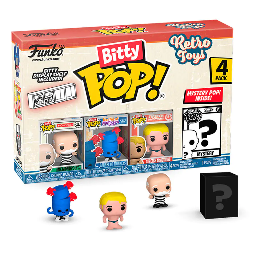 Monopoly Bitty Funko POP! Figurka winylowa 4-Pack 2,5 cm zdjęcie produktu