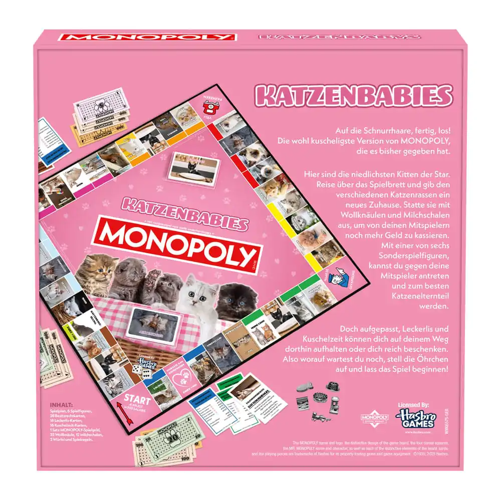 Gra planszowa Monopoly Katzenbabys *wersja niemiecka* zdjęcie produktu