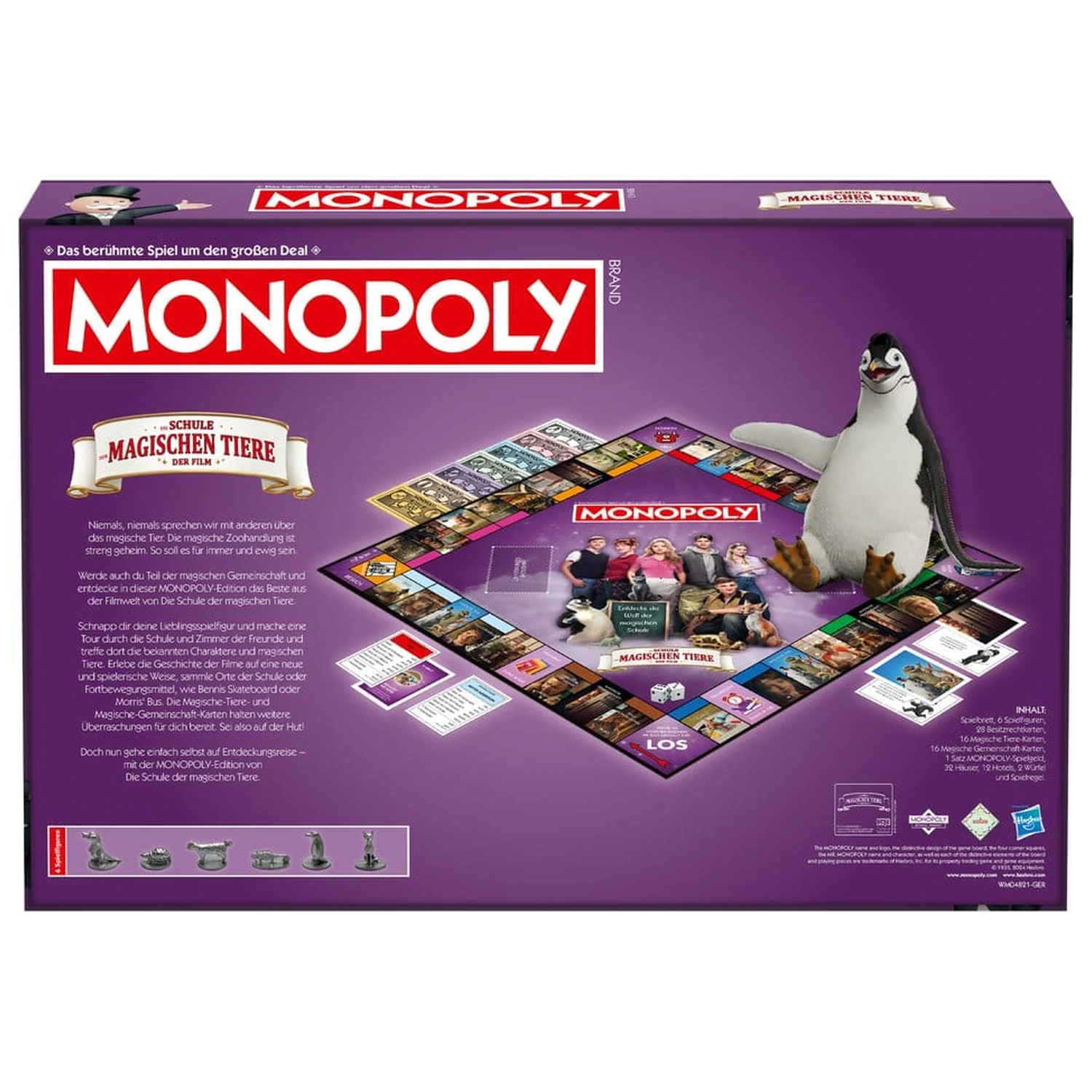 Gra planszowa Monopoly School of Magical Animals *wersja niemiecka* zdjęcie produktu