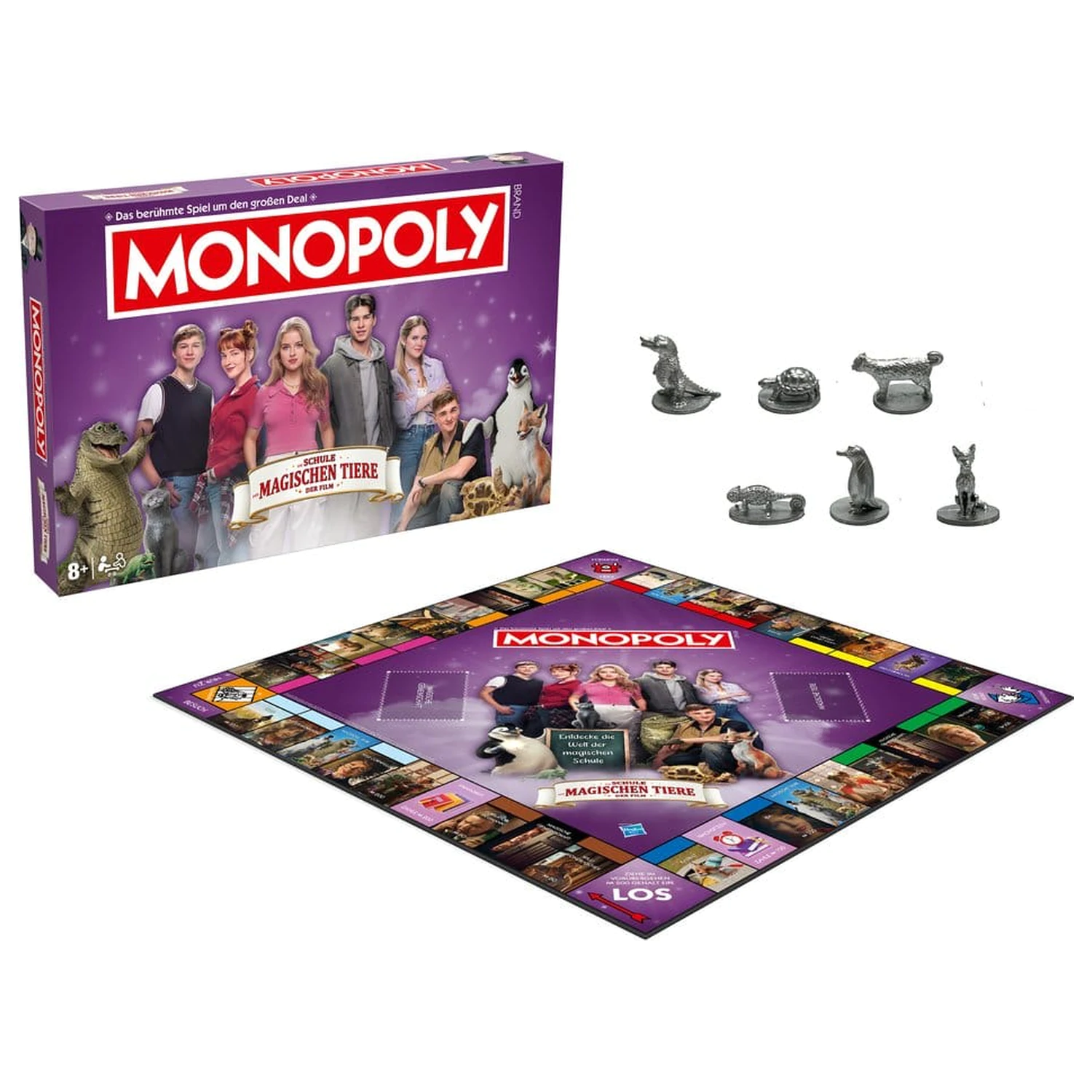 Gra planszowa Monopoly School of Magical Animals *wersja niemiecka* zdjęcie produktu