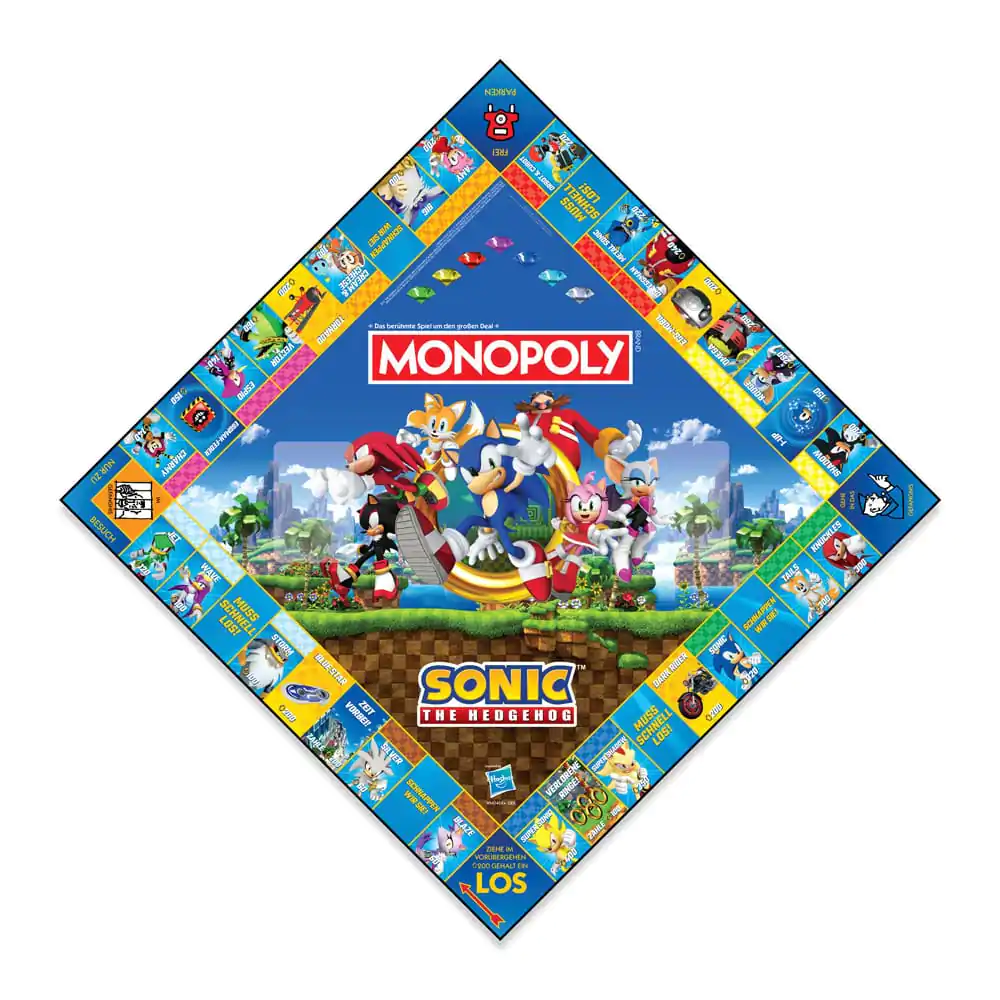 Monopoly Gra Planszowa Sonic the Hedgehog *German Version* zdjęcie produktu