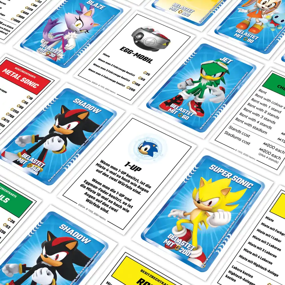 Monopoly Gra Planszowa Sonic the Hedgehog *German Version* zdjęcie produktu