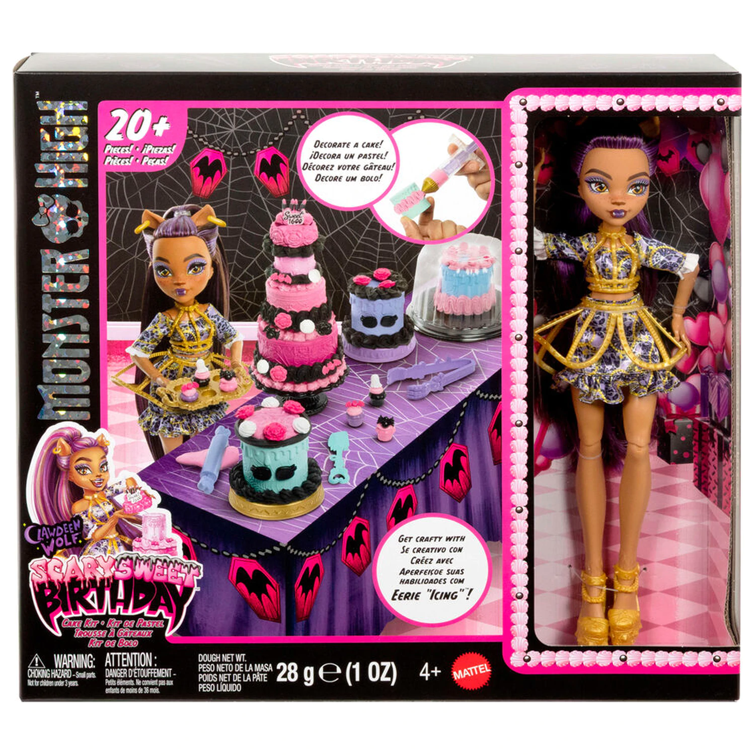Lalka Monster High Birthday Clawdeen Wolf zdjęcie produktu