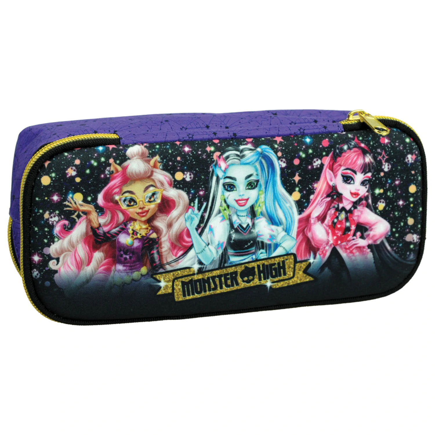Monster High Crew Piórnik z 2 przegródkami 26 cm zdjęcie produktu