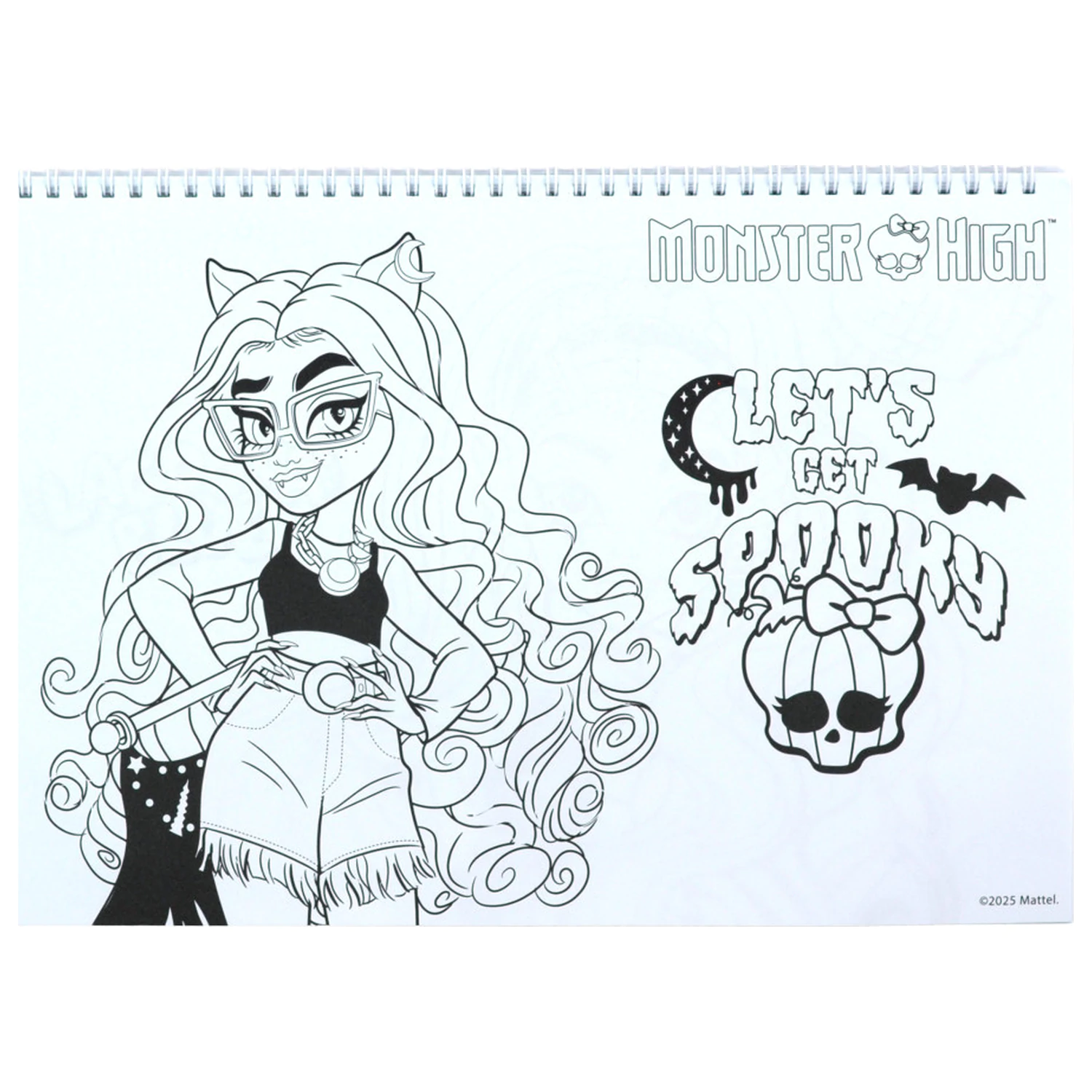 Monster High Crew A4 Szkicownik Spiralny 40 Stron z Naklejkami zdjęcie produktu