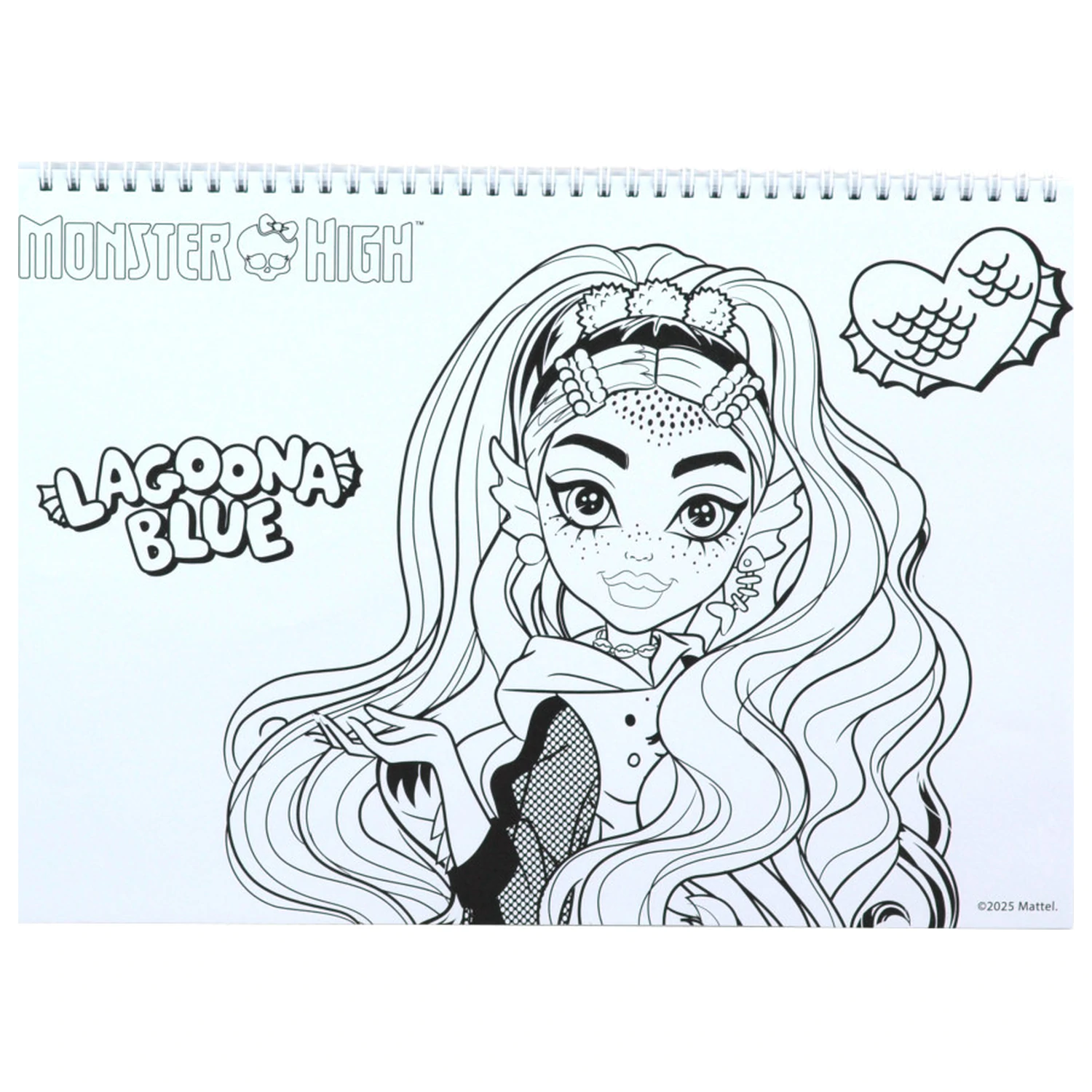 Monster High Crew A4 Szkicownik Spiralny 40 Stron z Naklejkami zdjęcie produktu