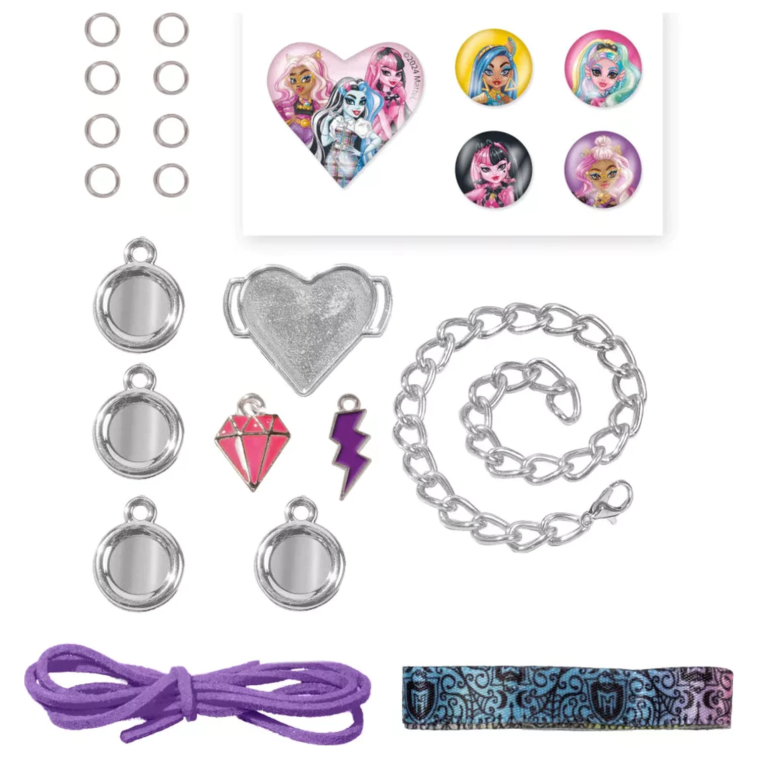 Monster High Dark Charm Zestaw do Robienia Bransoletek zdjęcie produktu