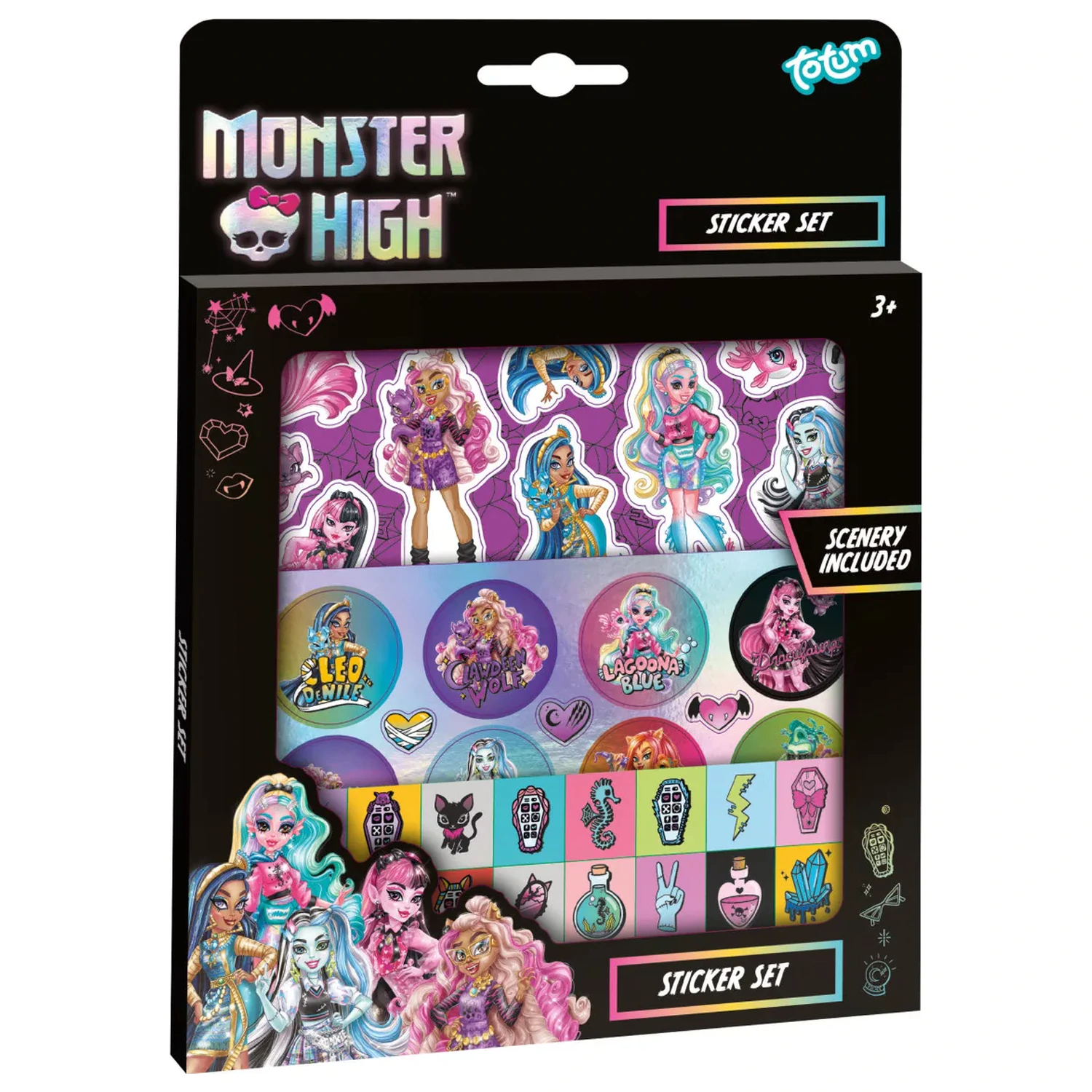 Monster High Zestaw Ciemnych Naklejek zdjęcie produktu