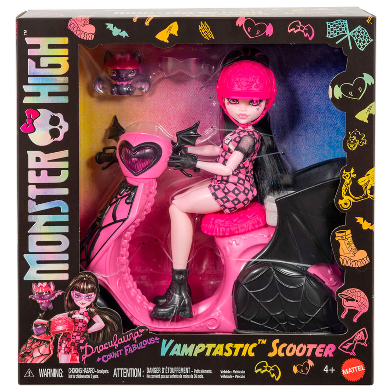 Monster High lalka Draculaura i skuter zdjęcie produktu