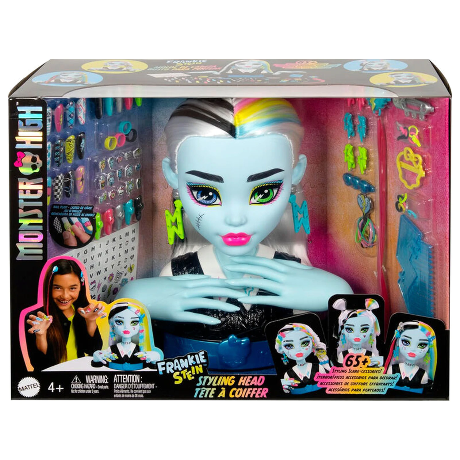 Monster High Frankie Lalka do Stylizacji Głowy zdjęcie produktu
