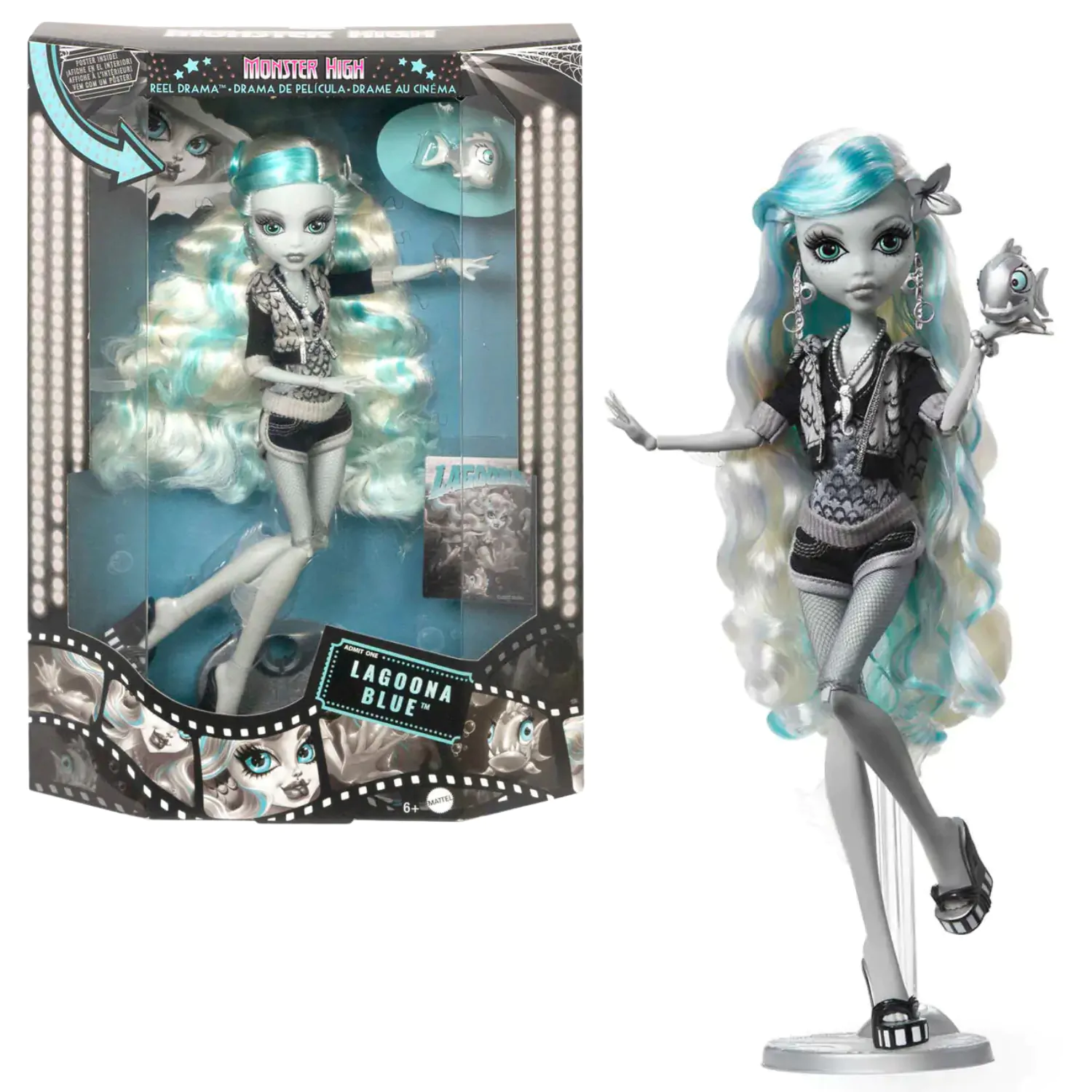 Monster High Reel Drama pakiet lalek zdjęcie produktu