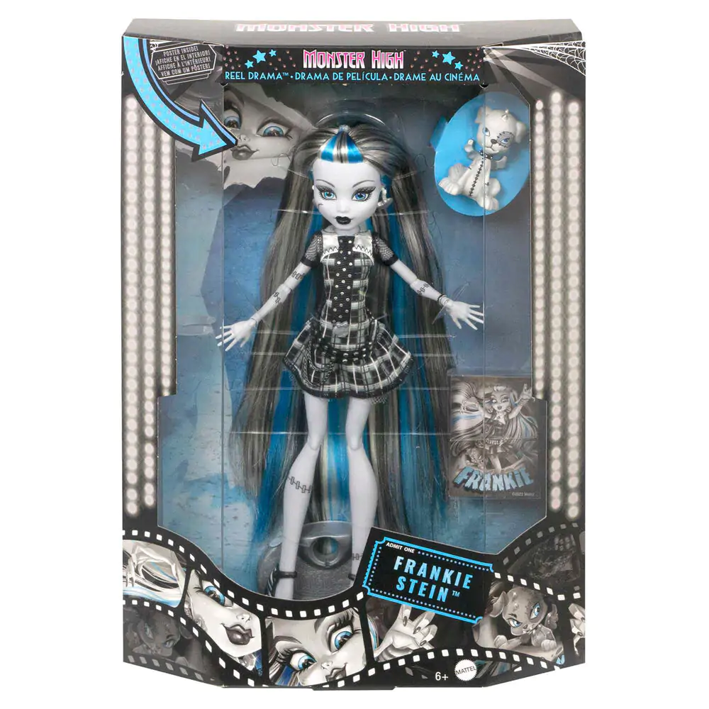 Lalka Monster High Reel Drama Frankie Stein zdjęcie produktu