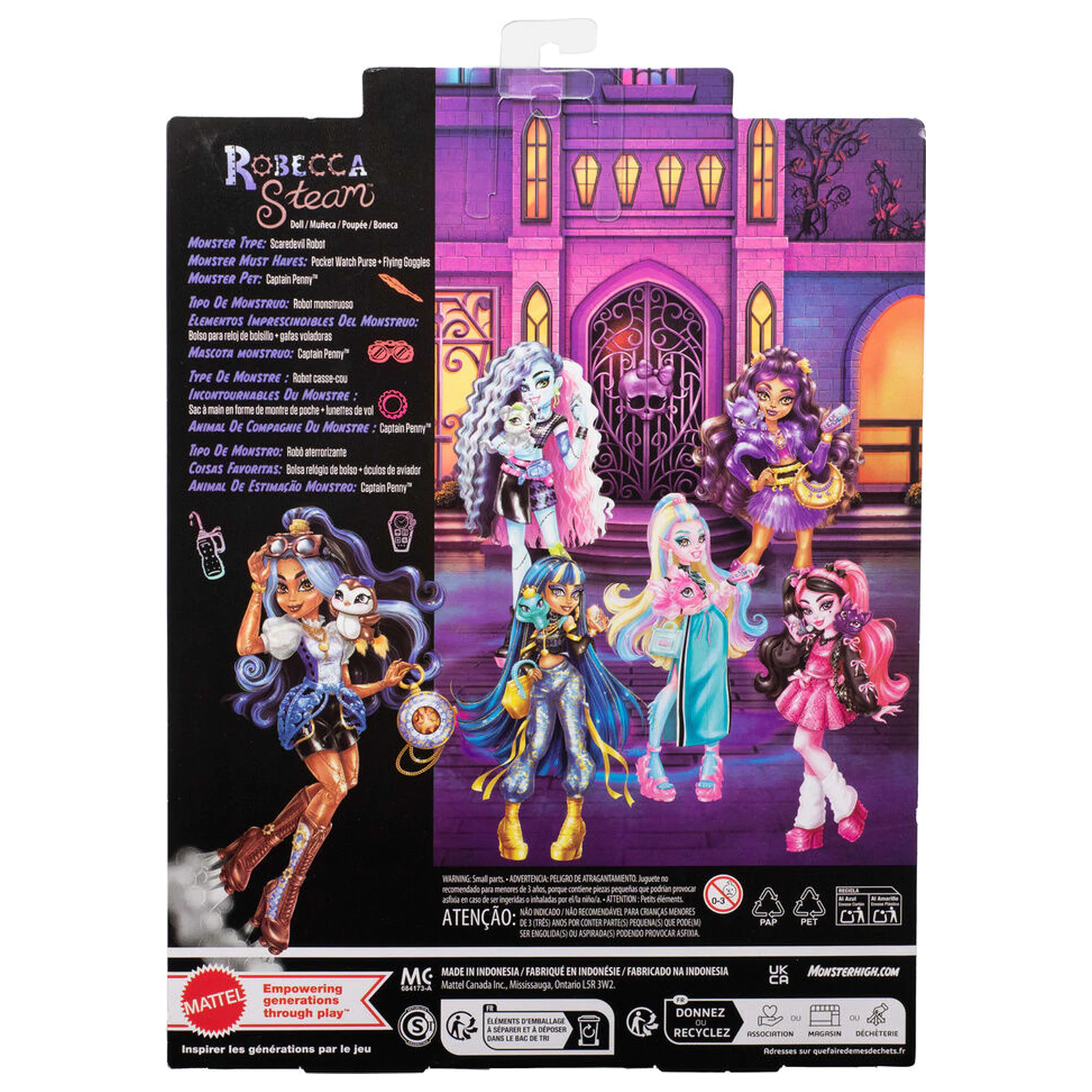 Monster High lalka Robecca Steam zdjęcie produktu