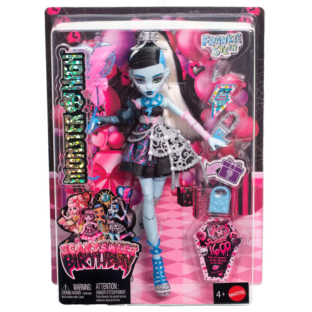 Monster High Strasznie Słodkie Urodziny 1600 Lalka Frankie Stein zdjęcie produktu