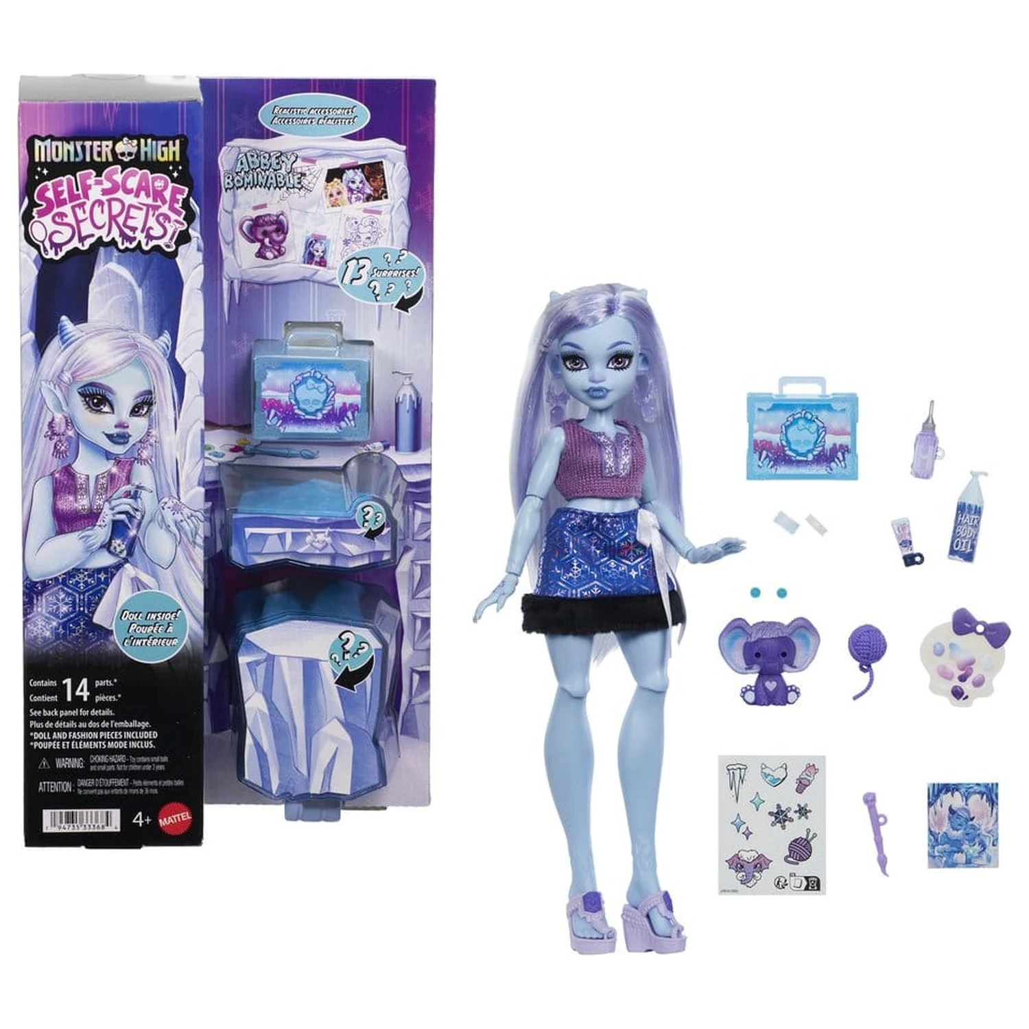 Monster High Self-Scare Secrets lalka Abbey Bominable zdjęcie produktu