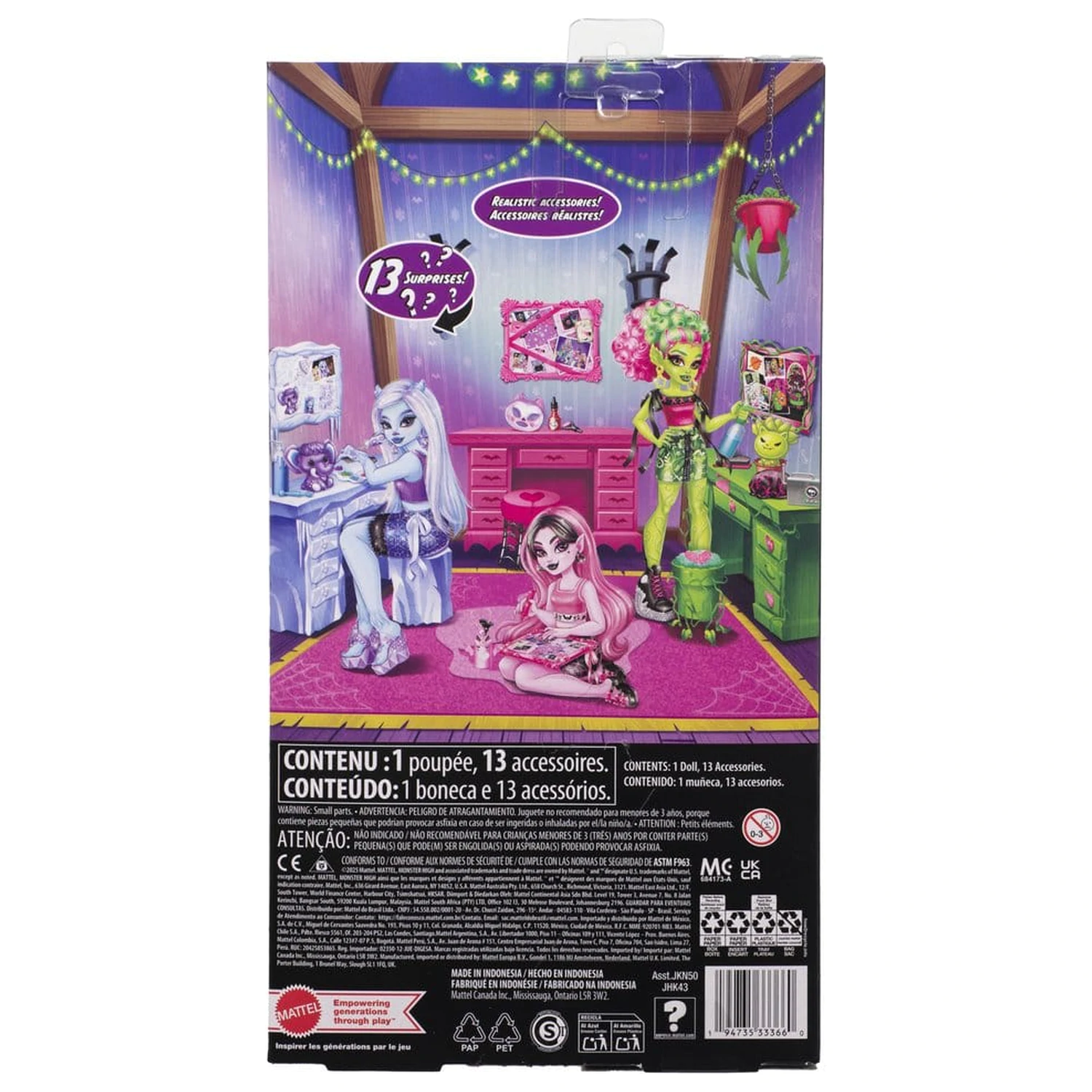 Monster High Self-Scare Secrets Doll Draculaura Lalka zdjęcie produktu