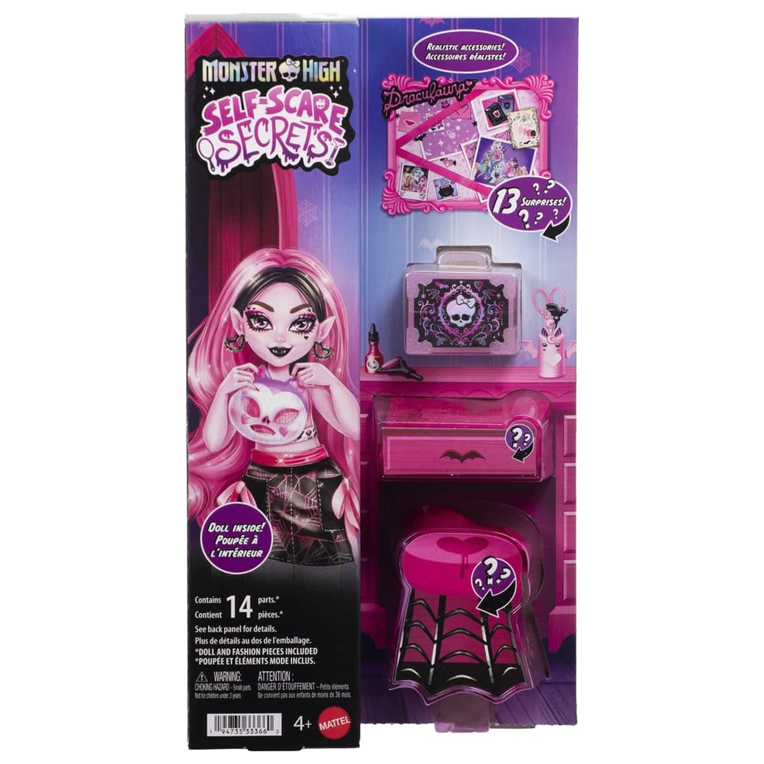 Monster High Self-Scare Secrets Doll Draculaura Lalka zdjęcie produktu