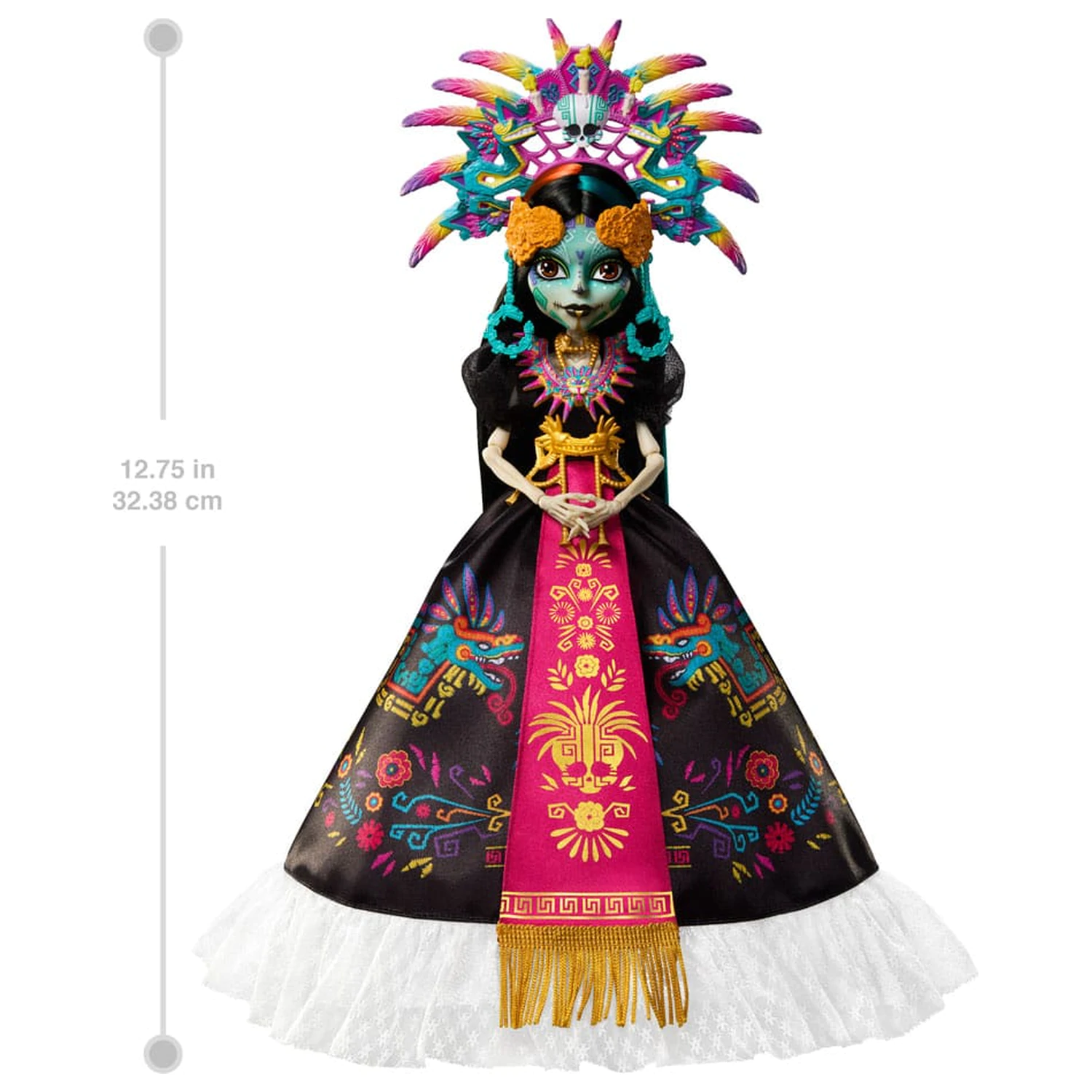 Lalka kolekcjonerska Monster High Skullector Skelita Calaveras Edycja Día de Muertos 32 cm zdjęcie produktu