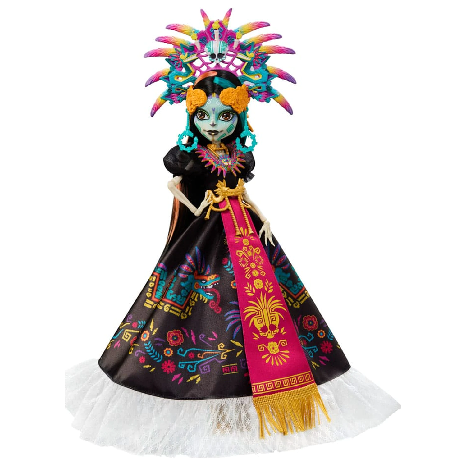 Lalka kolekcjonerska Monster High Skullector Skelita Calaveras Edycja Día de Muertos 32 cm zdjęcie produktu