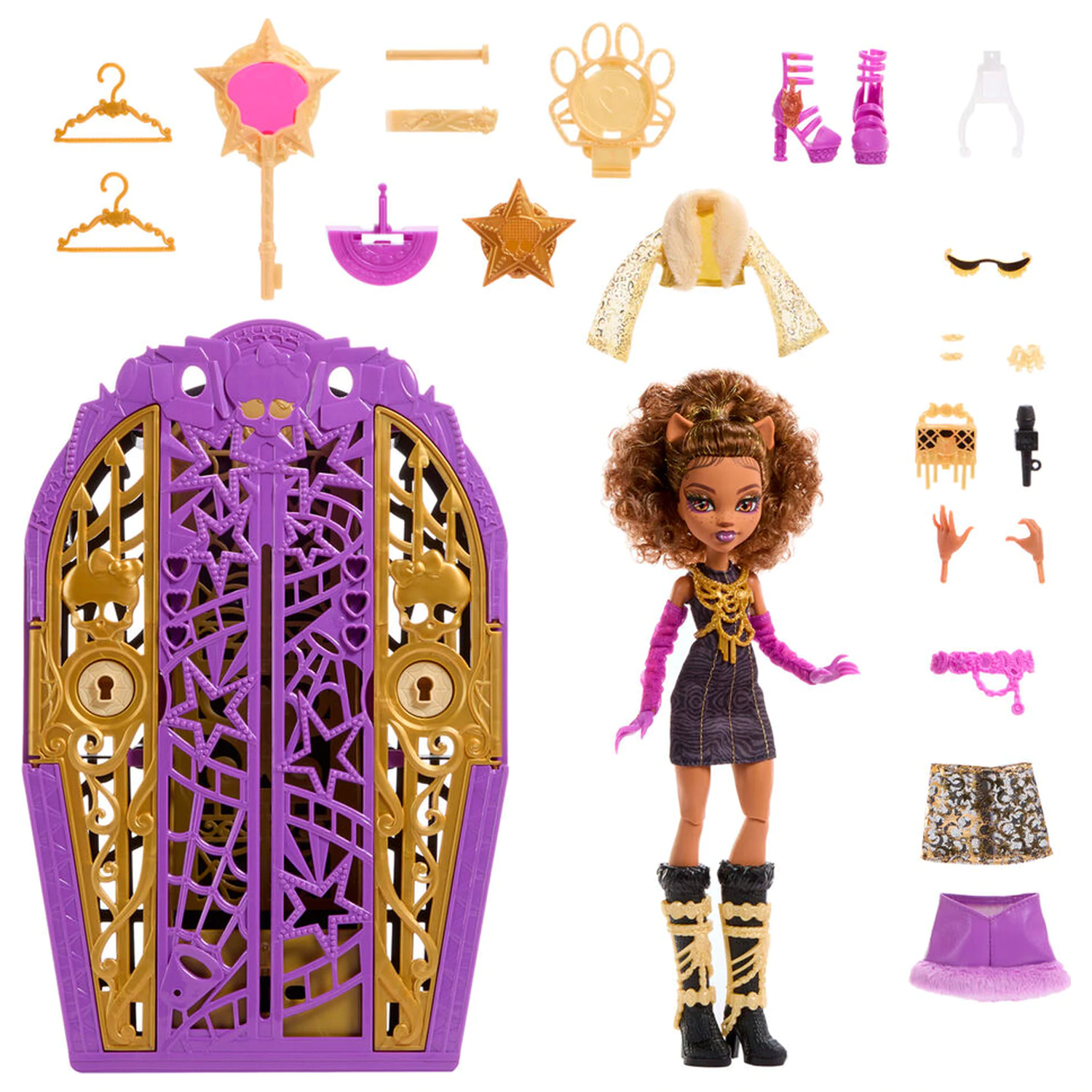 Monster High Skulltimate Secrets Hauntlywood Mysteries lalka Clawdeen zdjęcie produktu
