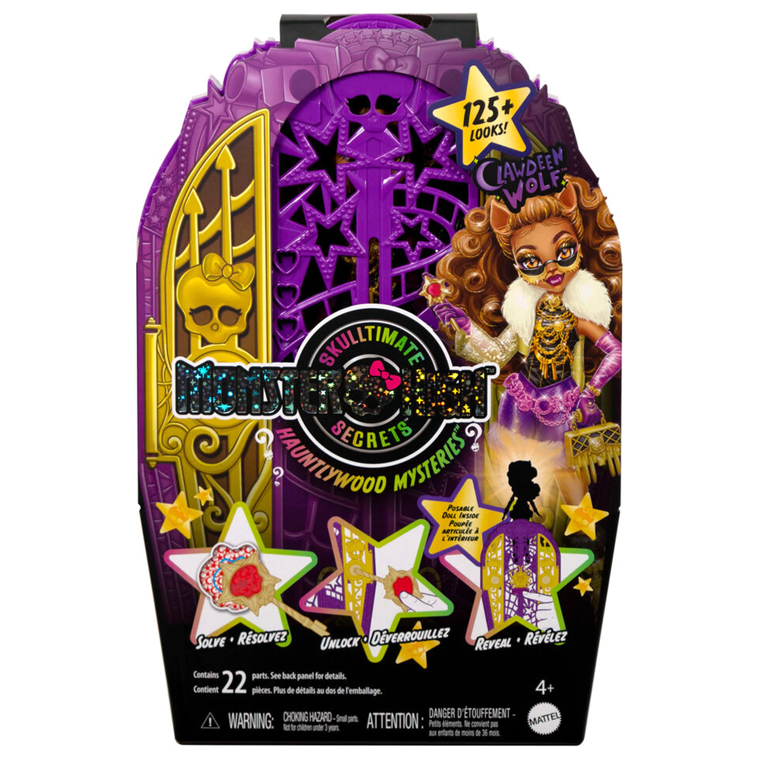Monster High Skulltimate Secrets Hauntlywood Mysteries lalka Clawdeen zdjęcie produktu