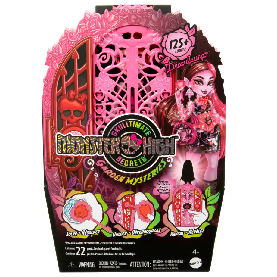 Monster High Skulltimate Secrets Północny Ogród Draculaura lalka zdjęcie produktu
