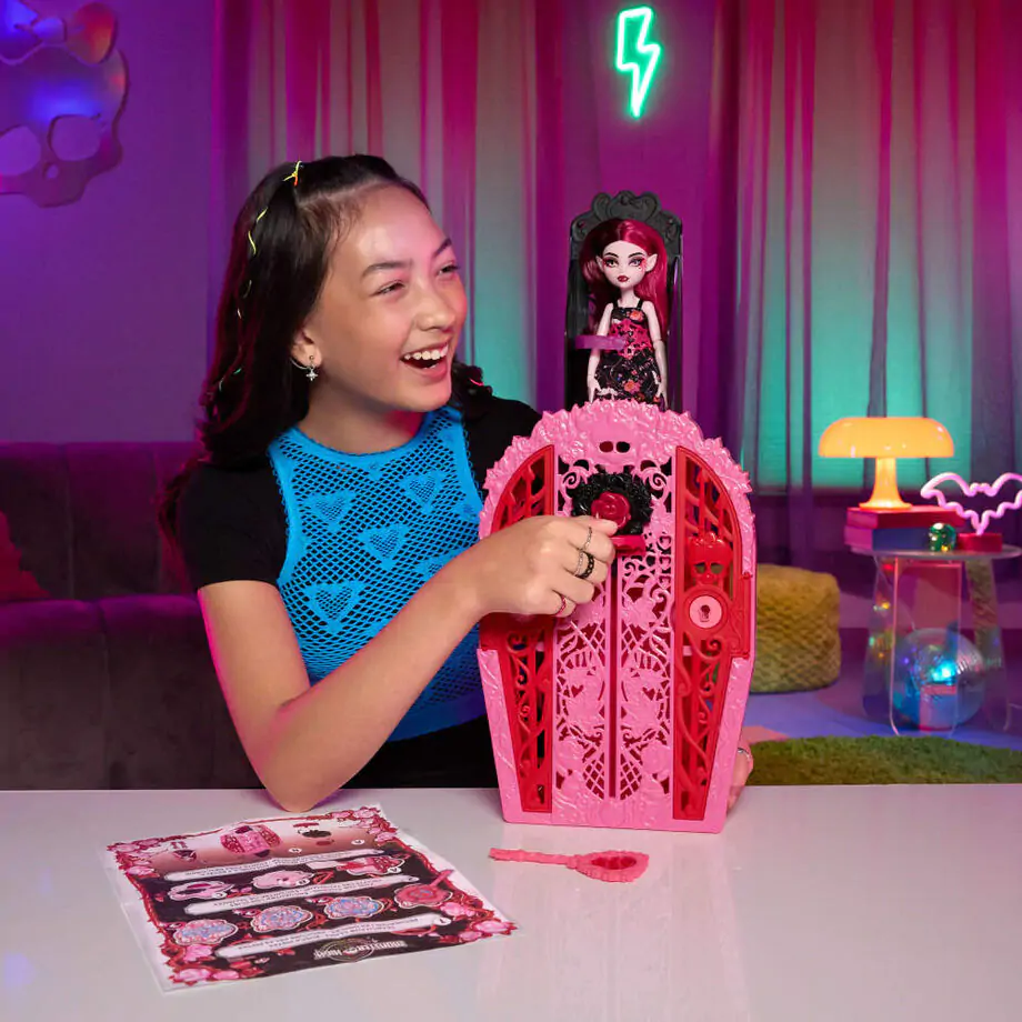 Monster High Skulltimate Secrets Północny Ogród Draculaura lalka zdjęcie produktu