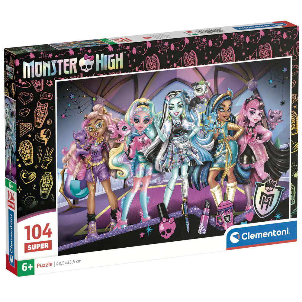 Monster High super puzzle 104 elementy zdjęcie produktu