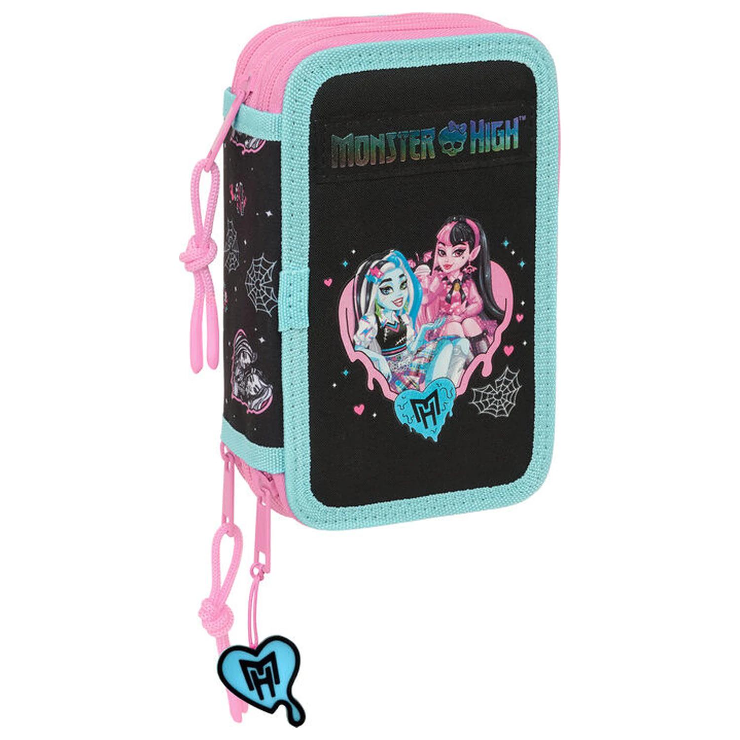 Monster High potrójny piórnik 37 szt. zdjęcie produktu