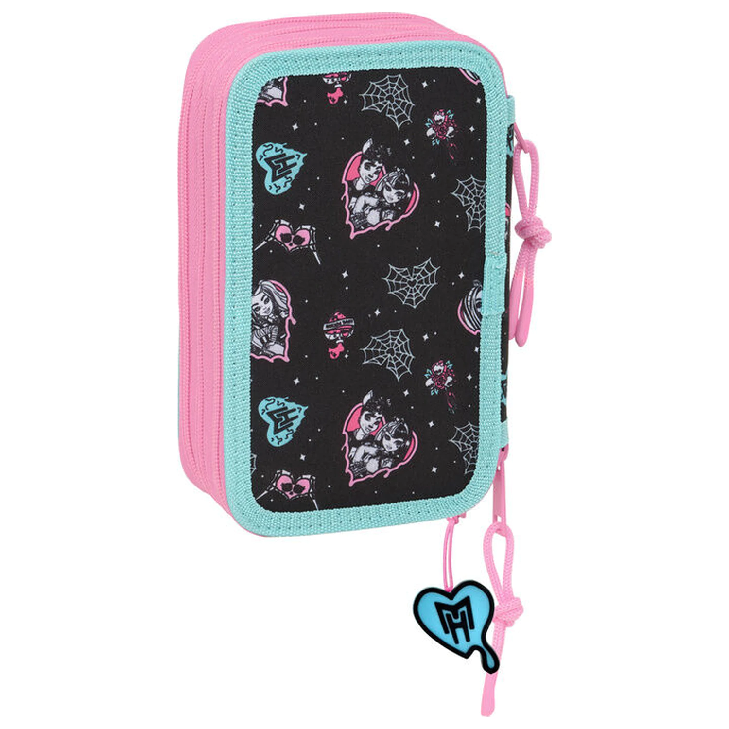 Monster High potrójny piórnik 37 szt. zdjęcie produktu