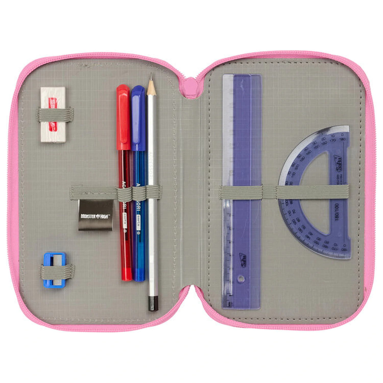 Monster High potrójny piórnik 37 szt. zdjęcie produktu