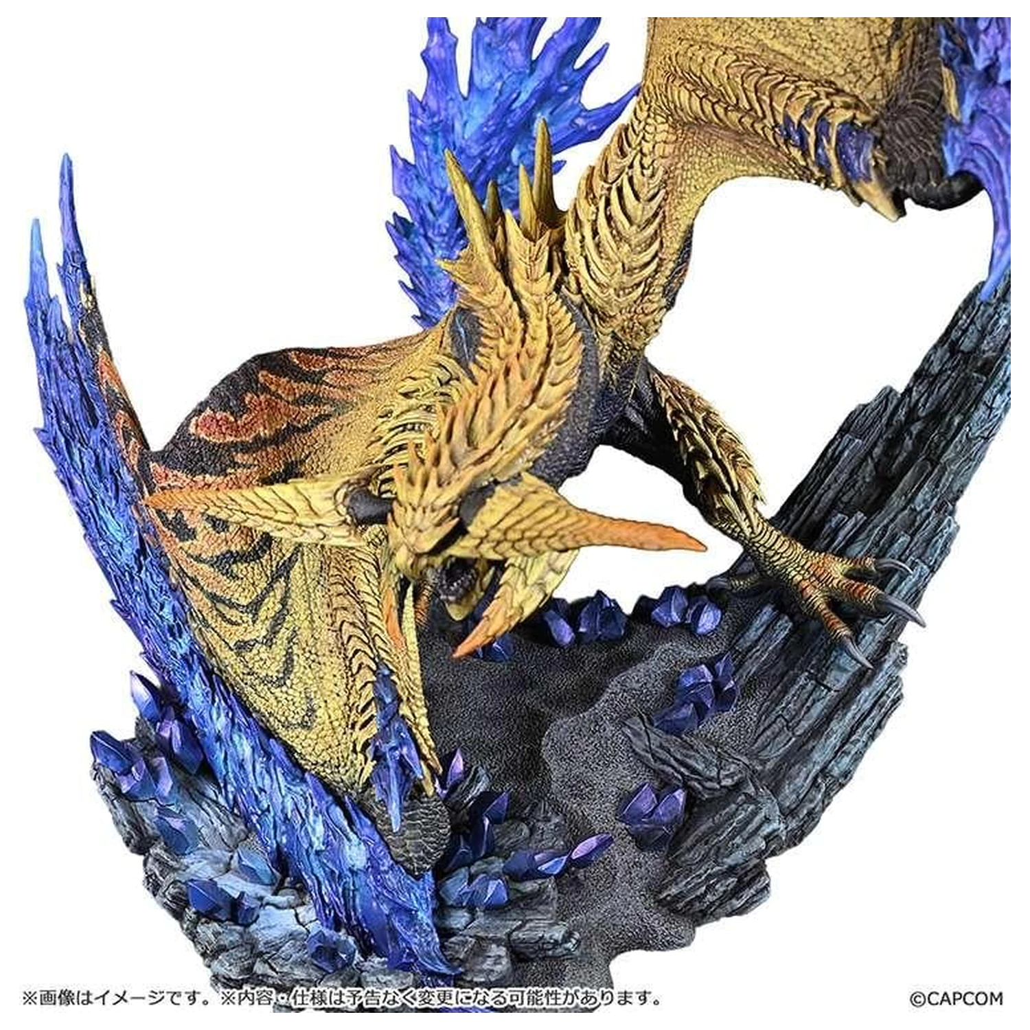 Monster Hunter Shining Thunder Wyvern Rey Dau Statua 28 cm zdjęcie produktu